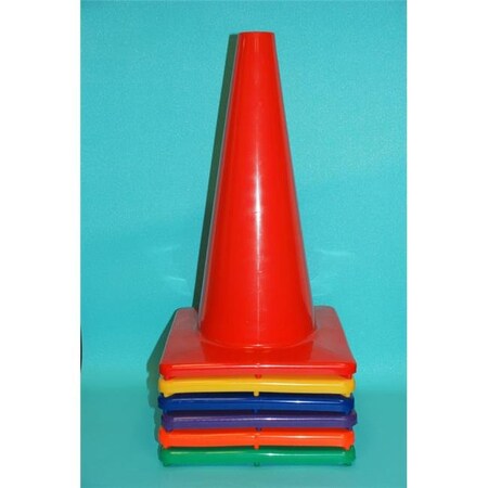 Everrich Industries Everrich EVB-0032 18 Inch Vinyl Cone with Square Base EVB-0032